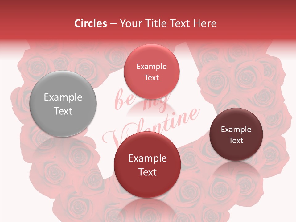 Valentine Love Red PowerPoint Template
