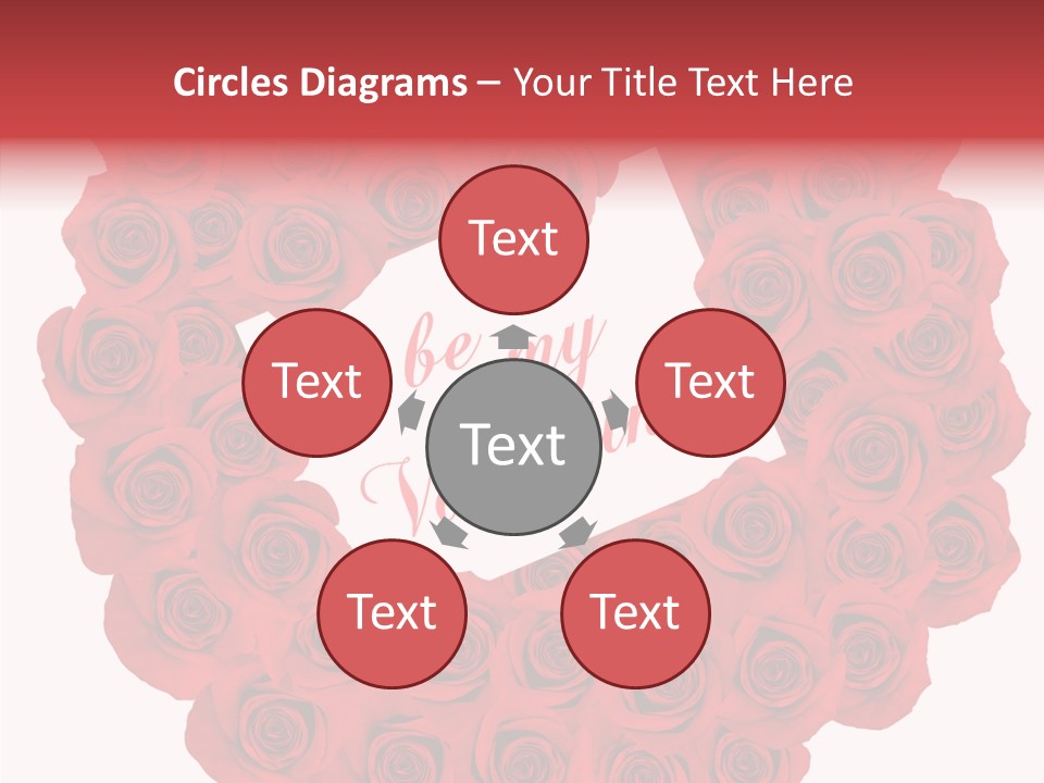 Valentine Love Red PowerPoint Template