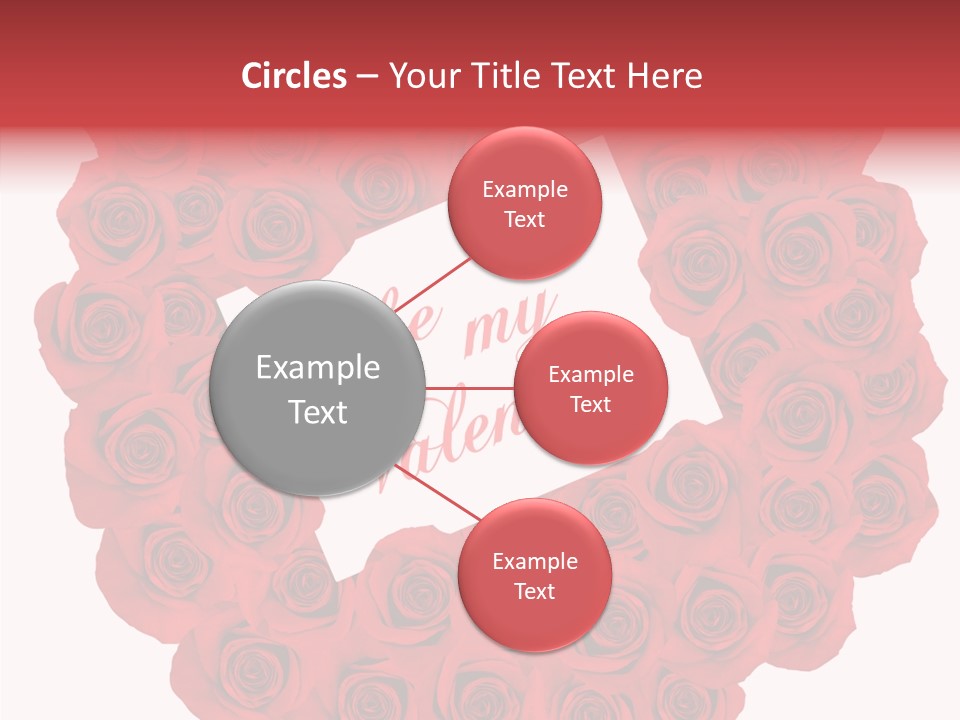 Valentine Love Red PowerPoint Template
