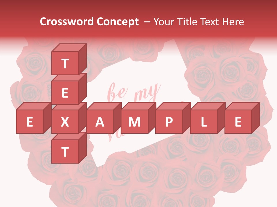 Valentine Love Red PowerPoint Template