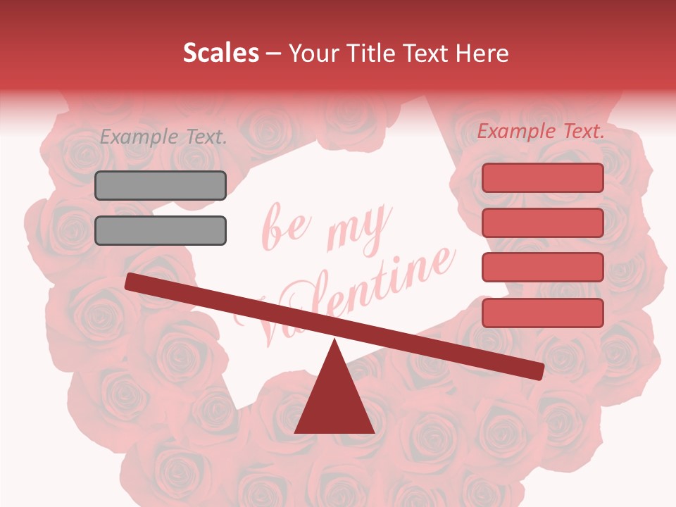 Valentine Love Red PowerPoint Template