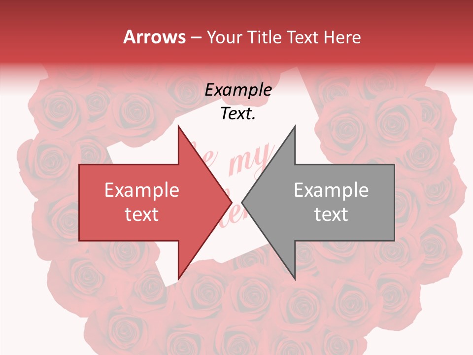 Valentine Love Red PowerPoint Template