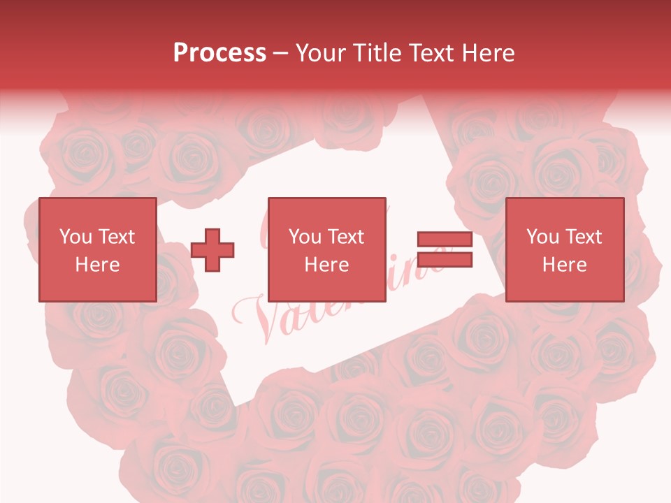 Valentine Love Red PowerPoint Template