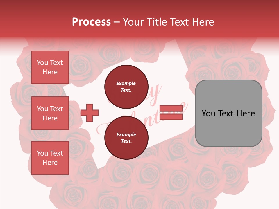 Valentine Love Red PowerPoint Template