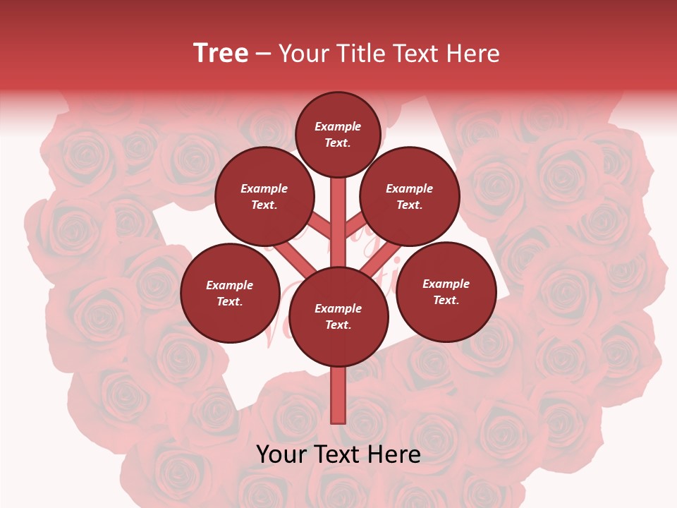 Valentine Love Red PowerPoint Template
