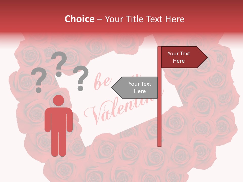 Valentine Love Red PowerPoint Template