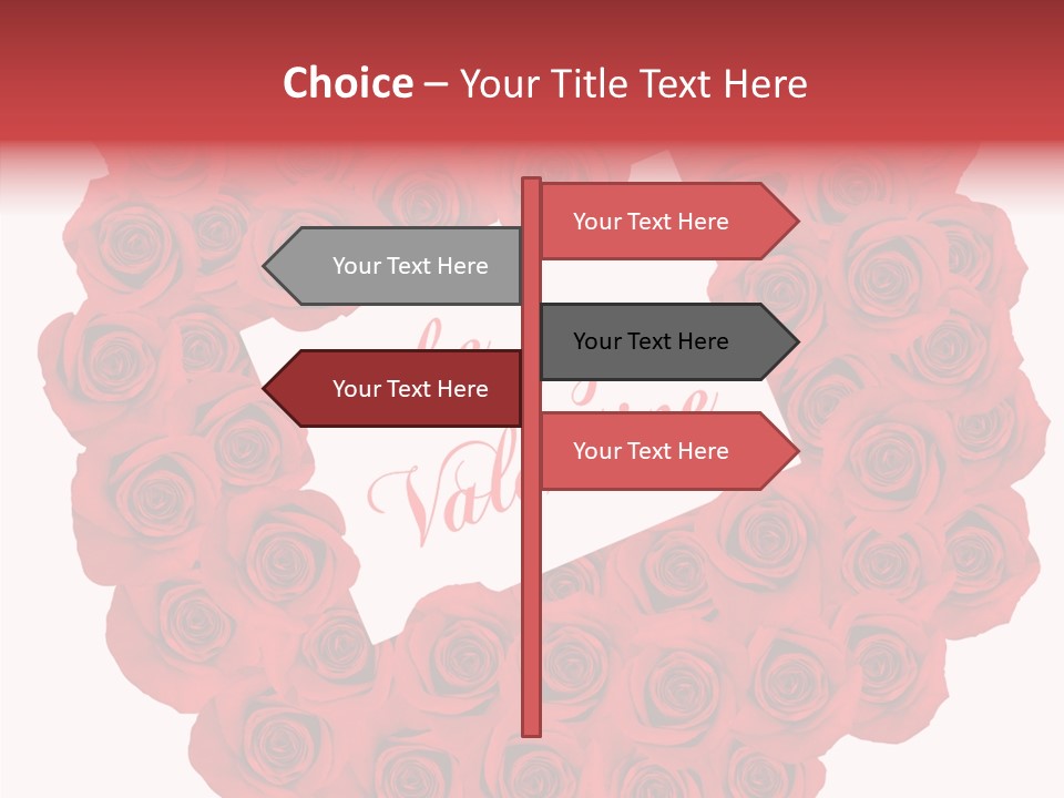 Valentine Love Red PowerPoint Template