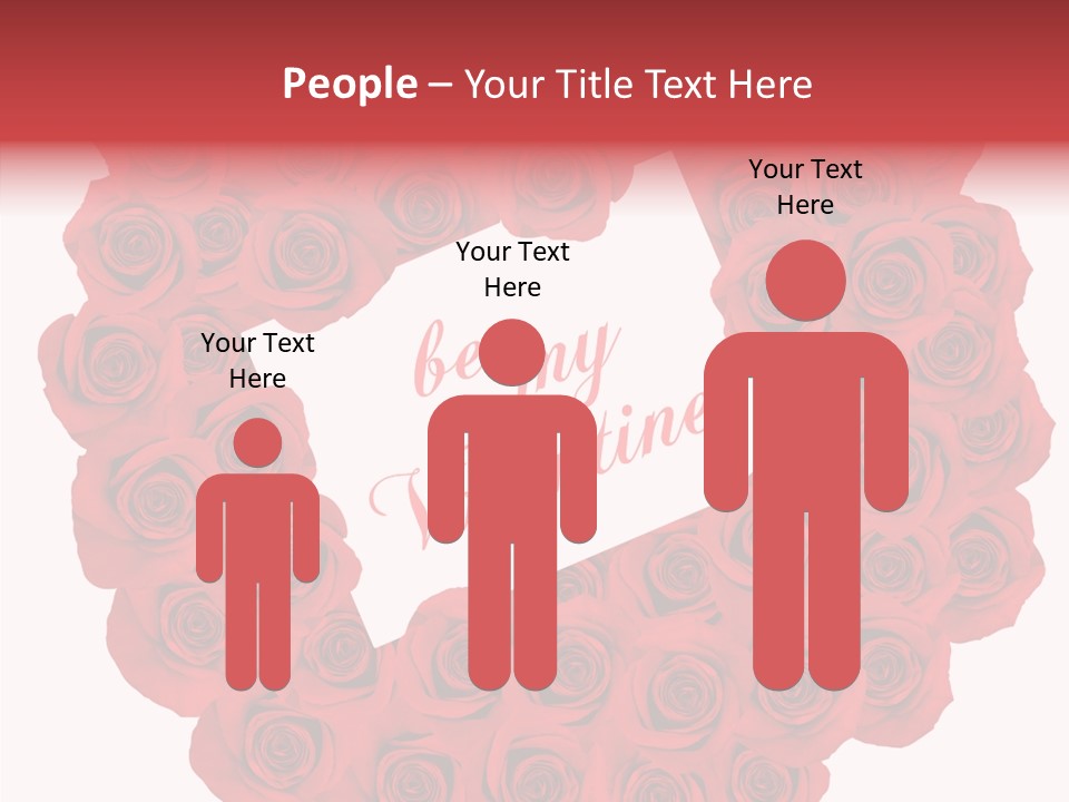 Valentine Love Red PowerPoint Template