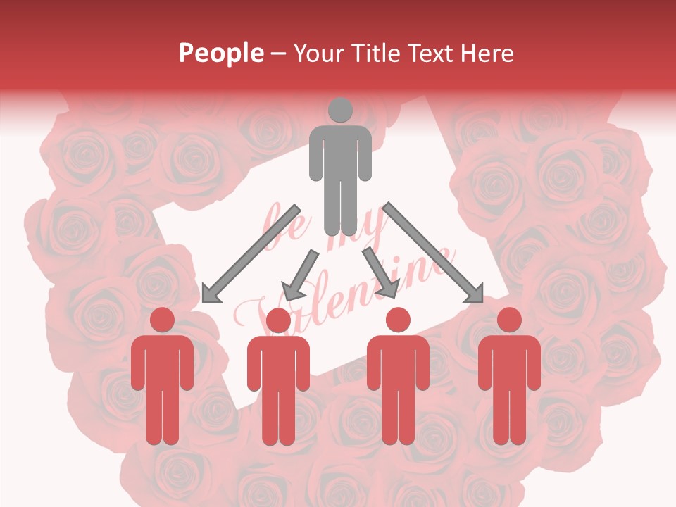 Valentine Love Red PowerPoint Template