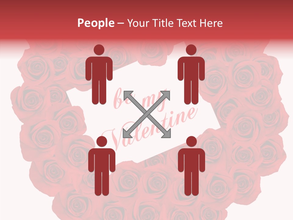 Valentine Love Red PowerPoint Template