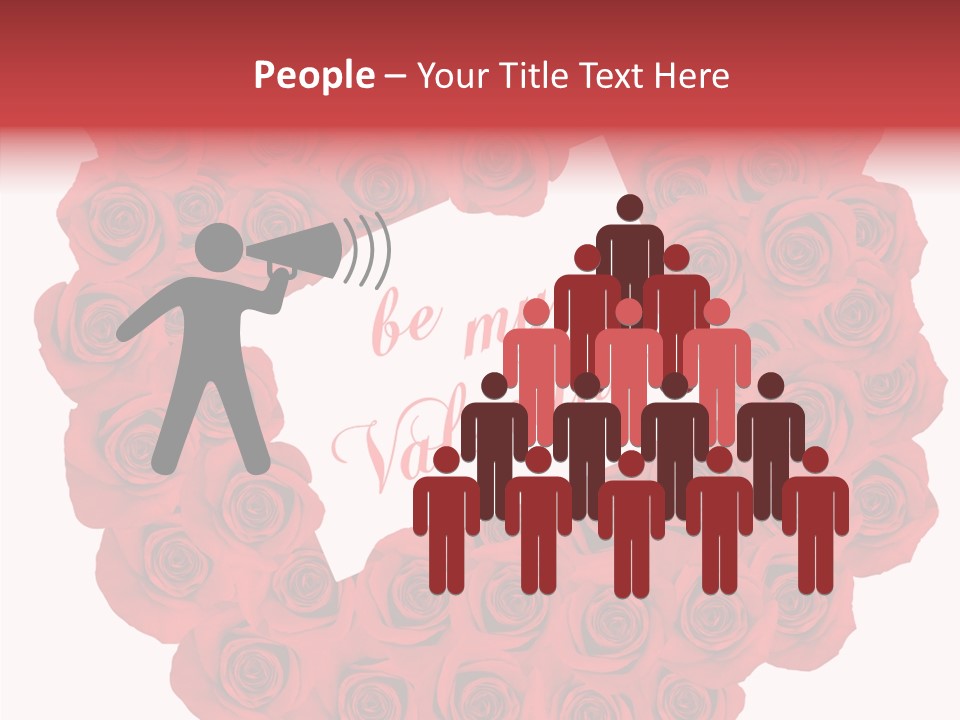 Valentine Love Red PowerPoint Template