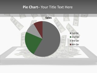 E Reader Computer Reflection PowerPoint Template