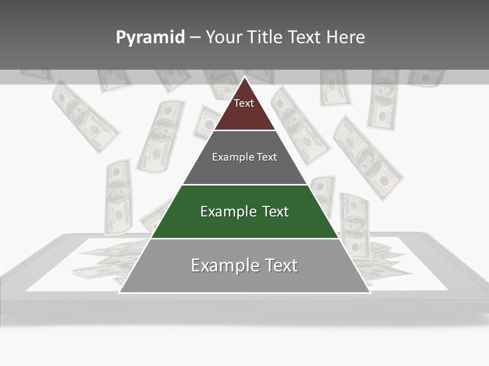 E Reader Computer Reflection PowerPoint Template