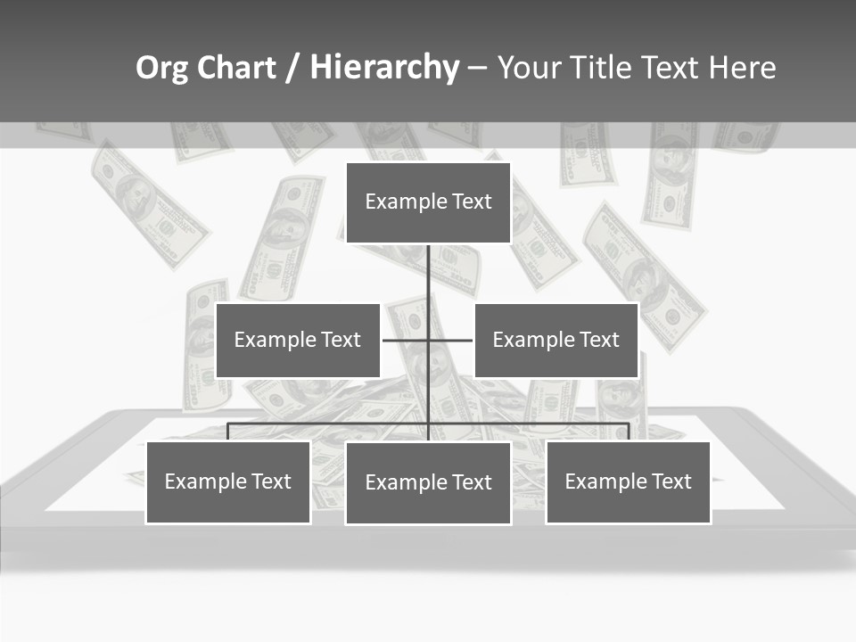 E Reader Computer Reflection PowerPoint Template