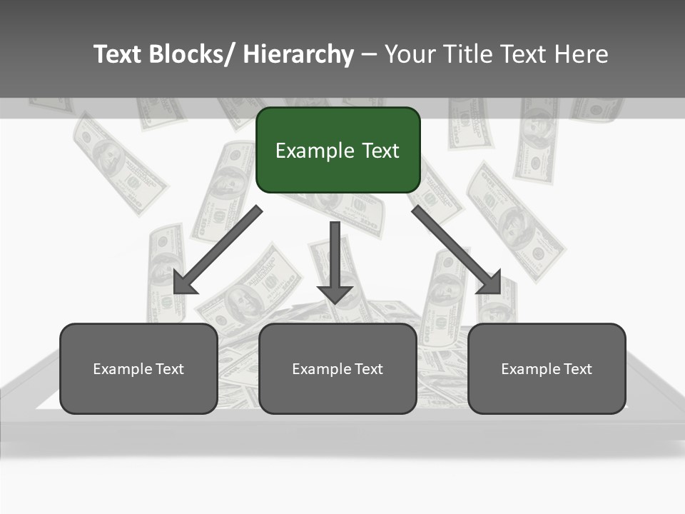 E Reader Computer Reflection PowerPoint Template