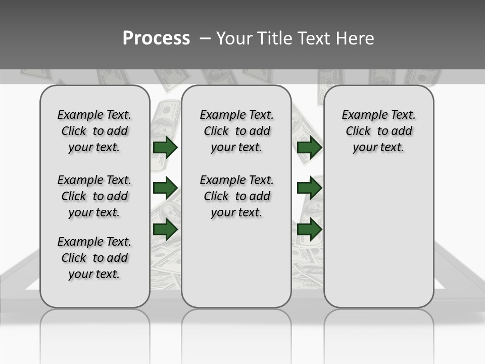 E Reader Computer Reflection PowerPoint Template