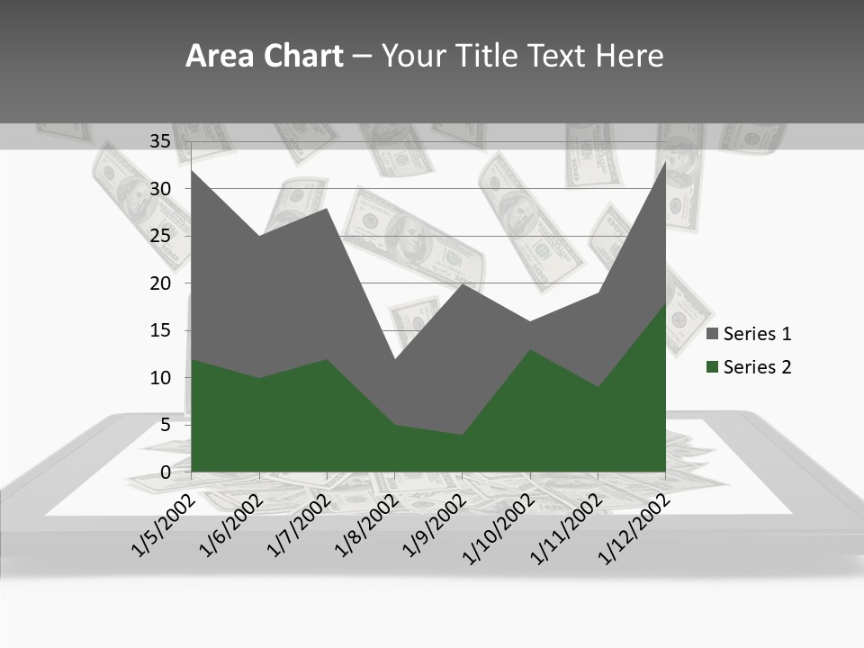 E Reader Computer Reflection PowerPoint Template