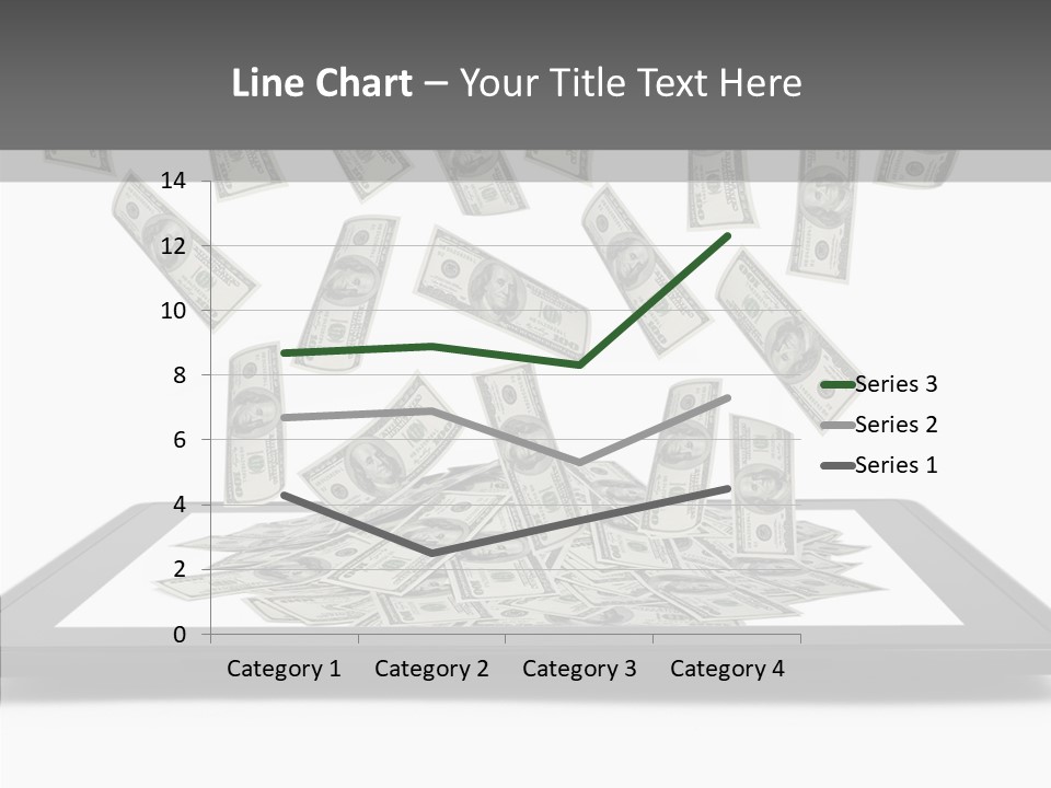 E Reader Computer Reflection PowerPoint Template