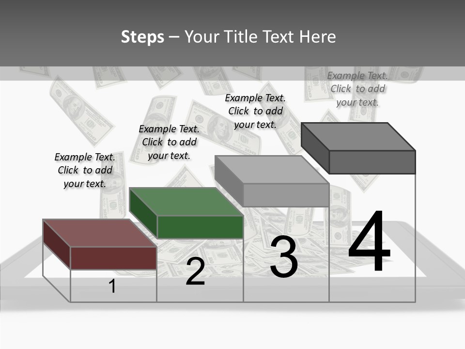 E Reader Computer Reflection PowerPoint Template