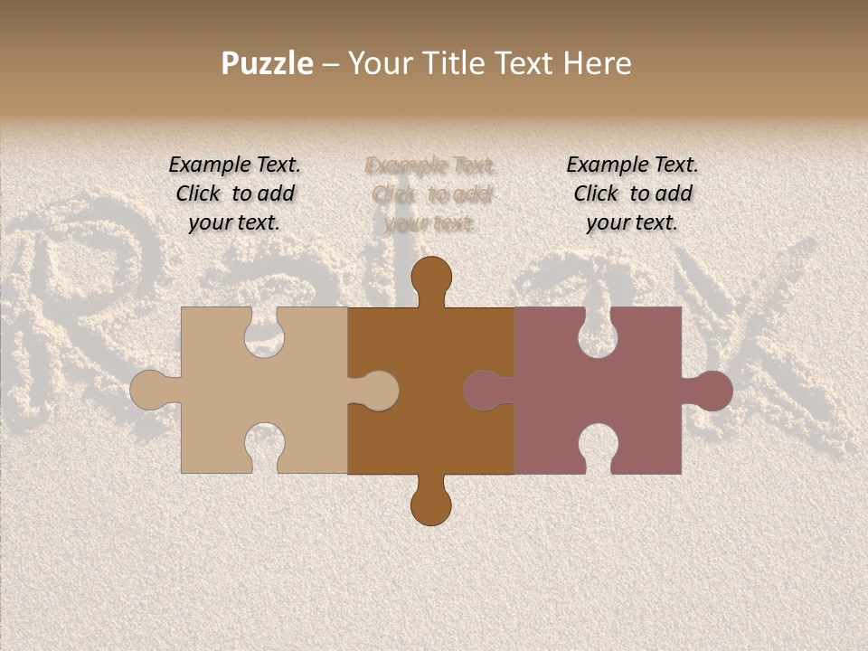 Management Table Figure PowerPoint Template