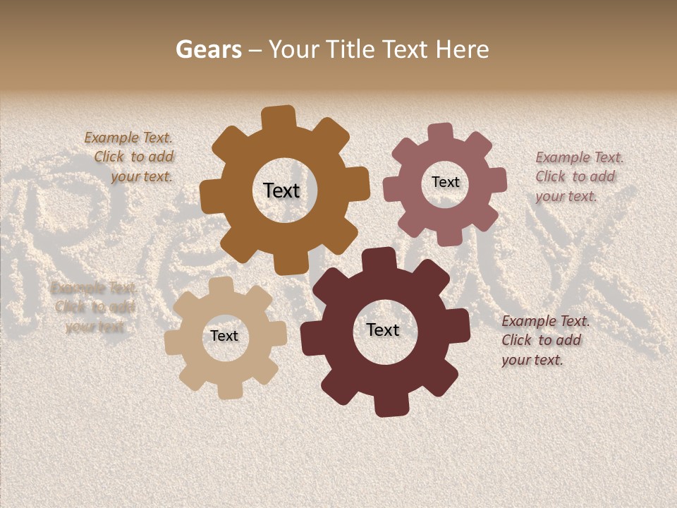 Management Table Figure PowerPoint Template