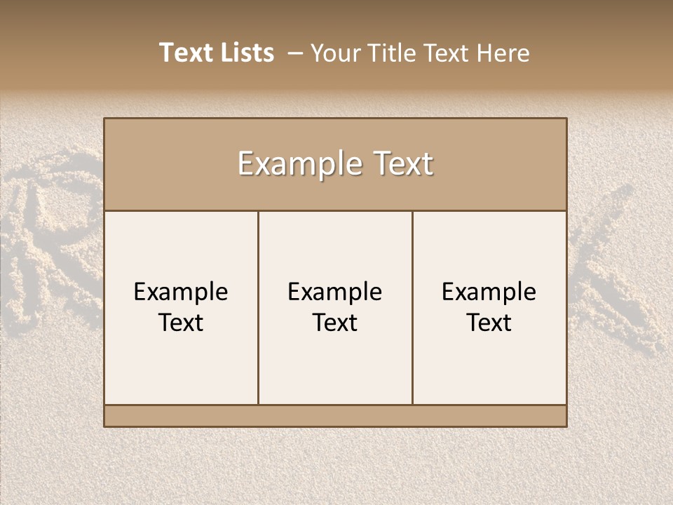 Management Table Figure PowerPoint Template