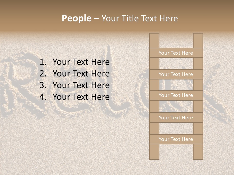 Management Table Figure PowerPoint Template