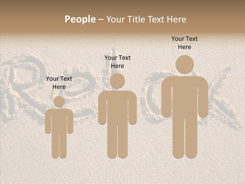 Management Table Figure PowerPoint Template