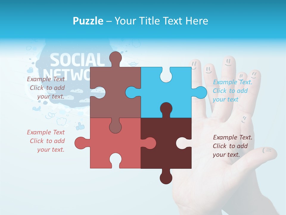 Success Couple Global PowerPoint Template