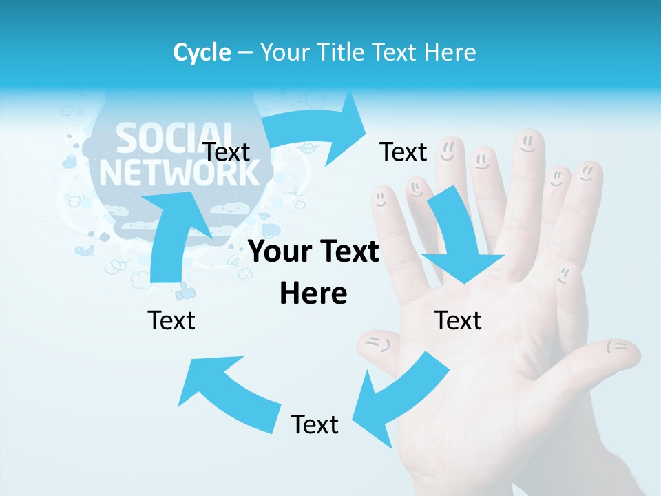 Success Couple Global PowerPoint Template