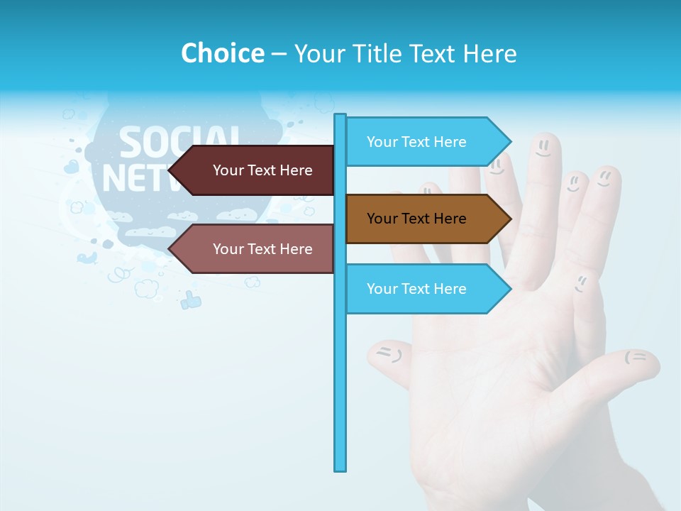 Success Couple Global PowerPoint Template