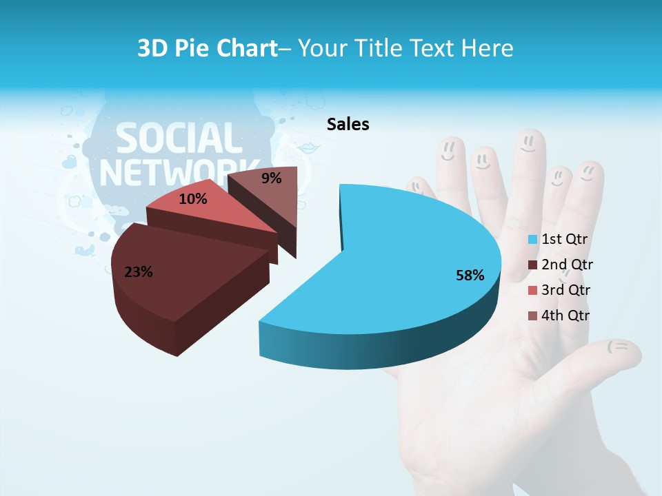Success Couple Global PowerPoint Template