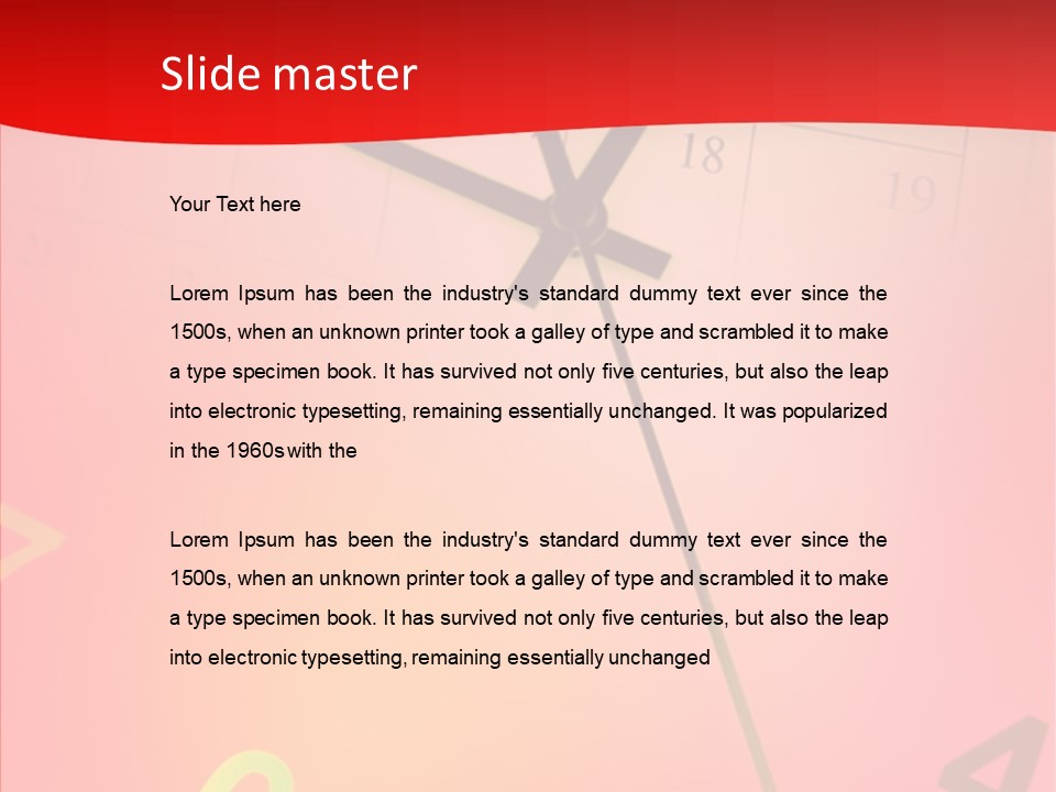 Love Ymbol Hand PowerPoint Template