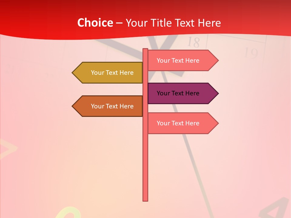 Love Ymbol Hand PowerPoint Template