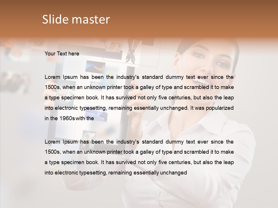 Chat Human Web PowerPoint Template