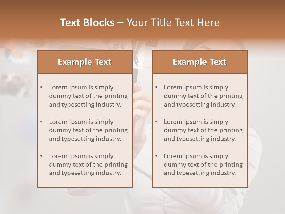 Chat Human Web PowerPoint Template