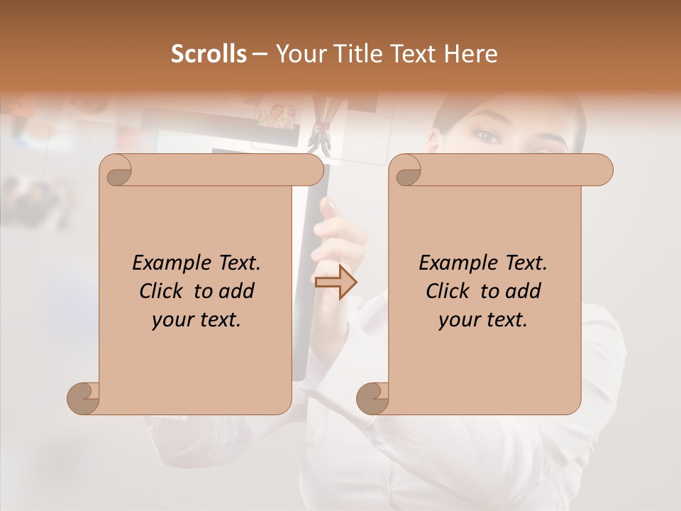 Chat Human Web PowerPoint Template