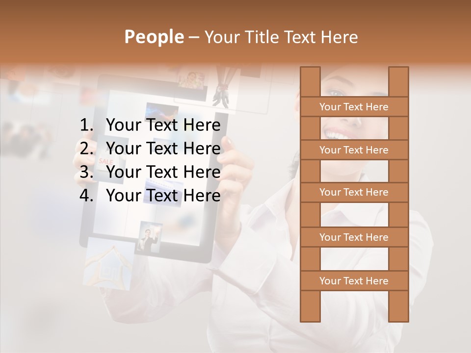 Chat Human Web PowerPoint Template