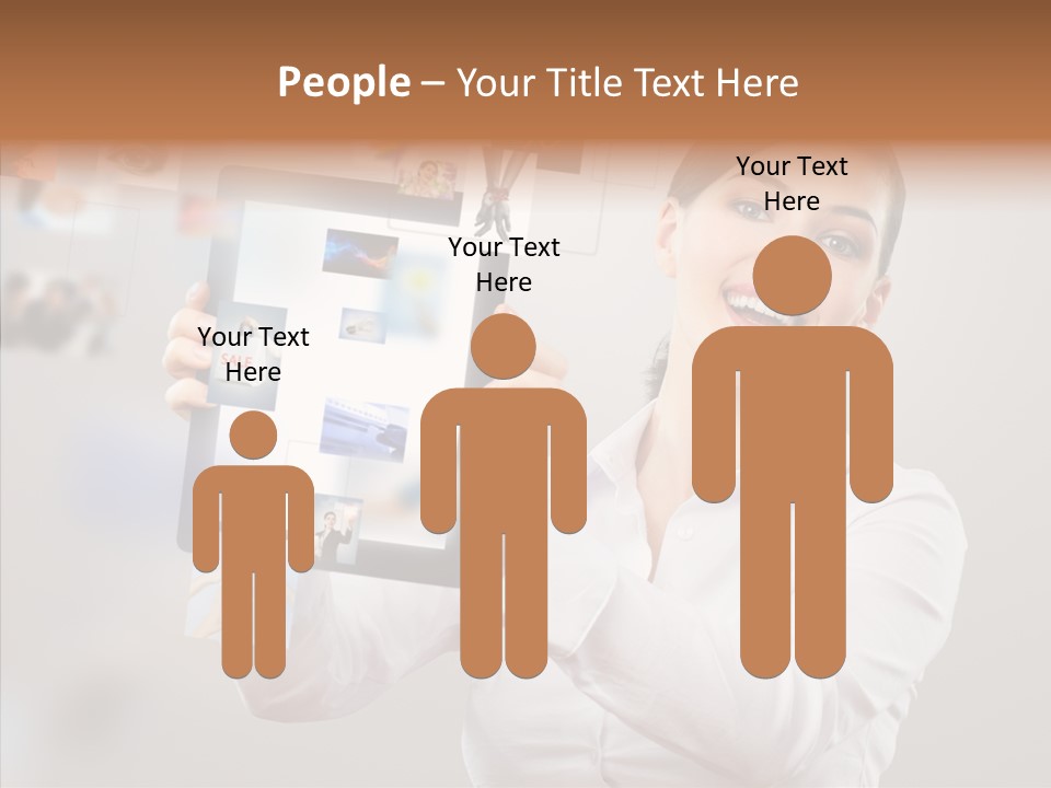 Chat Human Web PowerPoint Template