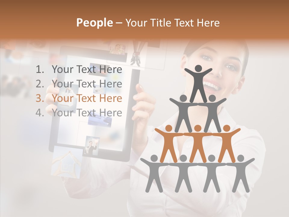 Chat Human Web PowerPoint Template