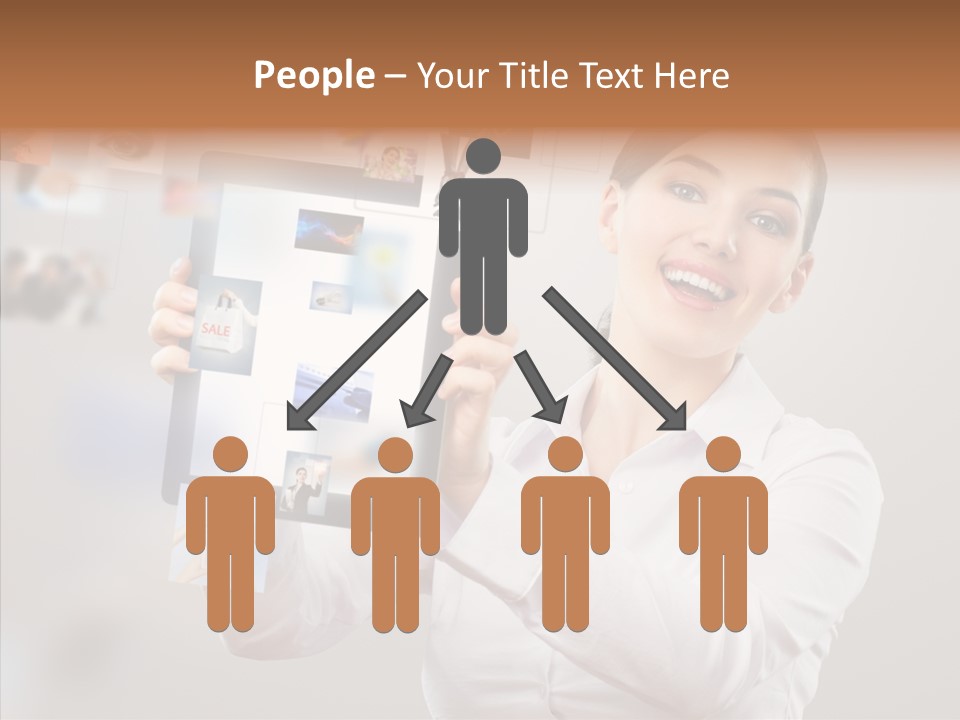 Chat Human Web PowerPoint Template