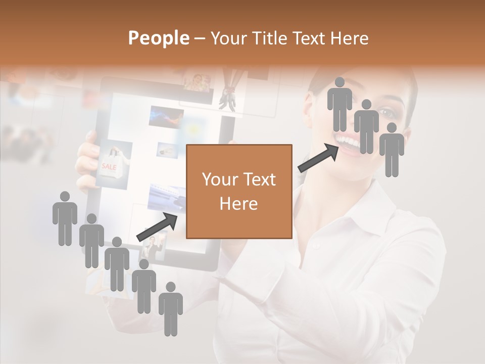 Chat Human Web PowerPoint Template