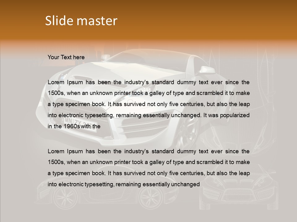 Design Sports Transport PowerPoint Template