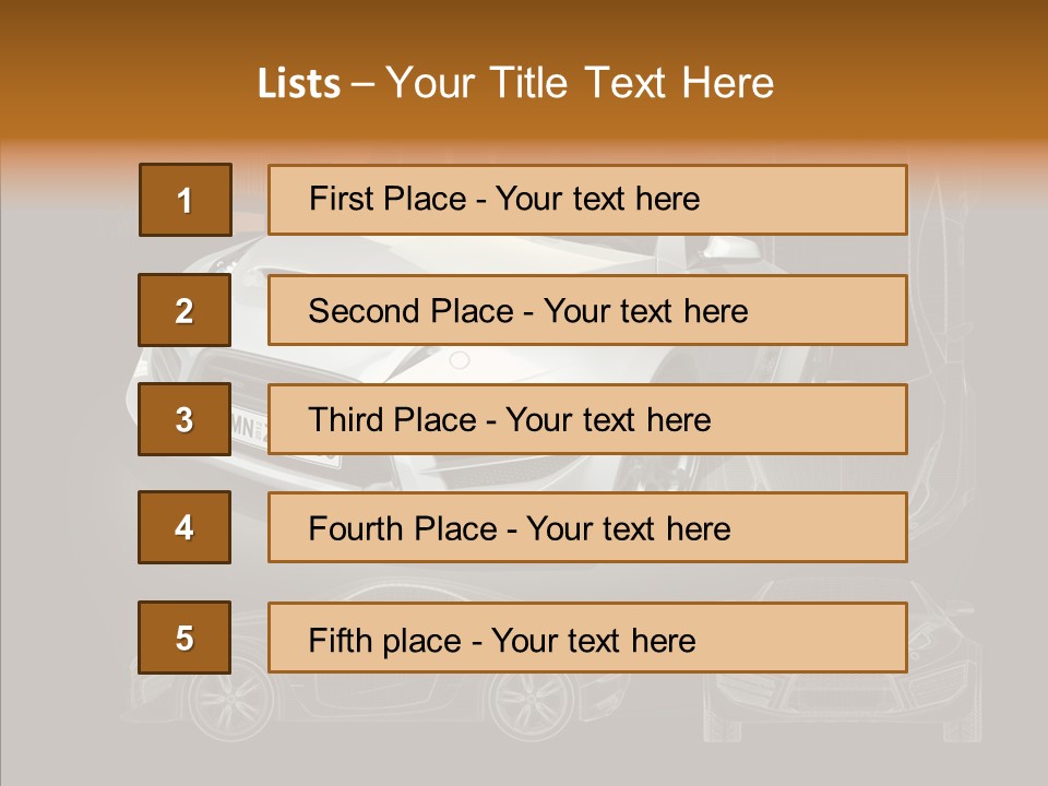 Design Sports Transport PowerPoint Template