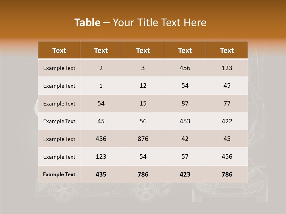 Design Sports Transport PowerPoint Template