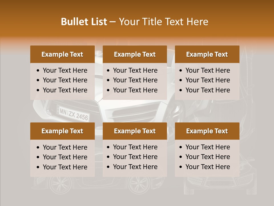 Design Sports Transport PowerPoint Template