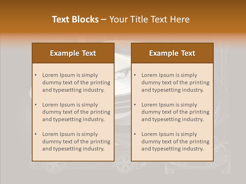 Design Sports Transport PowerPoint Template