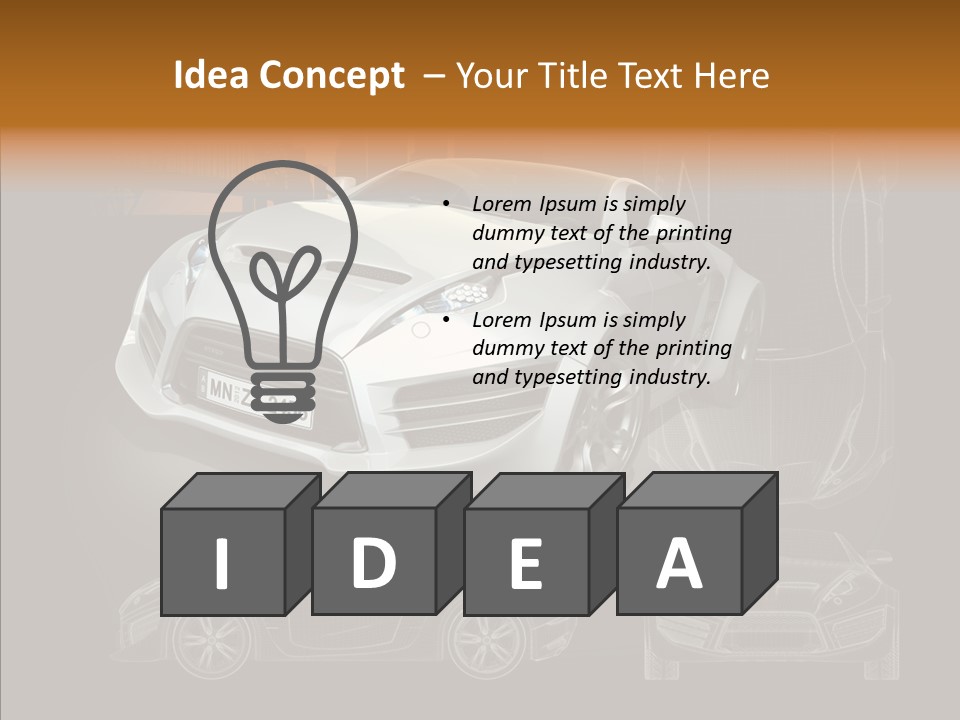 Design Sports Transport PowerPoint Template