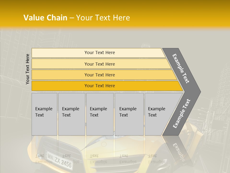 Vehicle Urban Wire PowerPoint Template