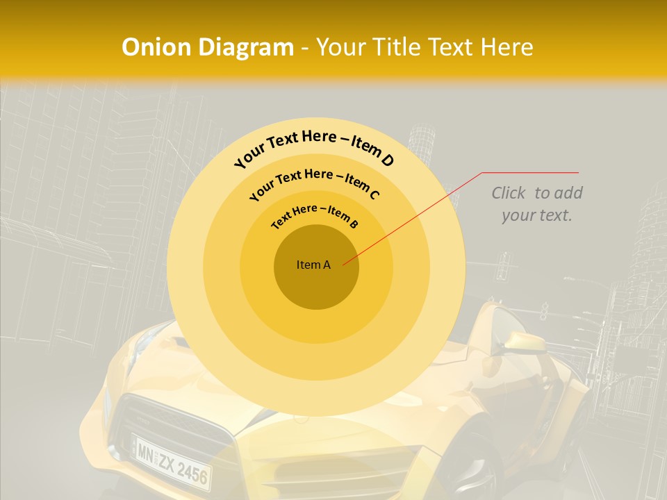 Vehicle Urban Wire PowerPoint Template